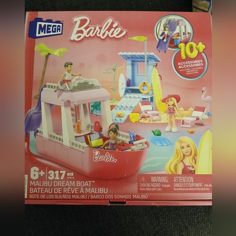 Barbie Mega Bloks Malibu Dream Boat